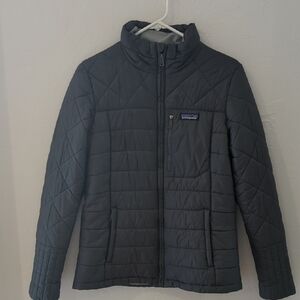 Patagonia Radalie Charcoal Quilted Jacket
